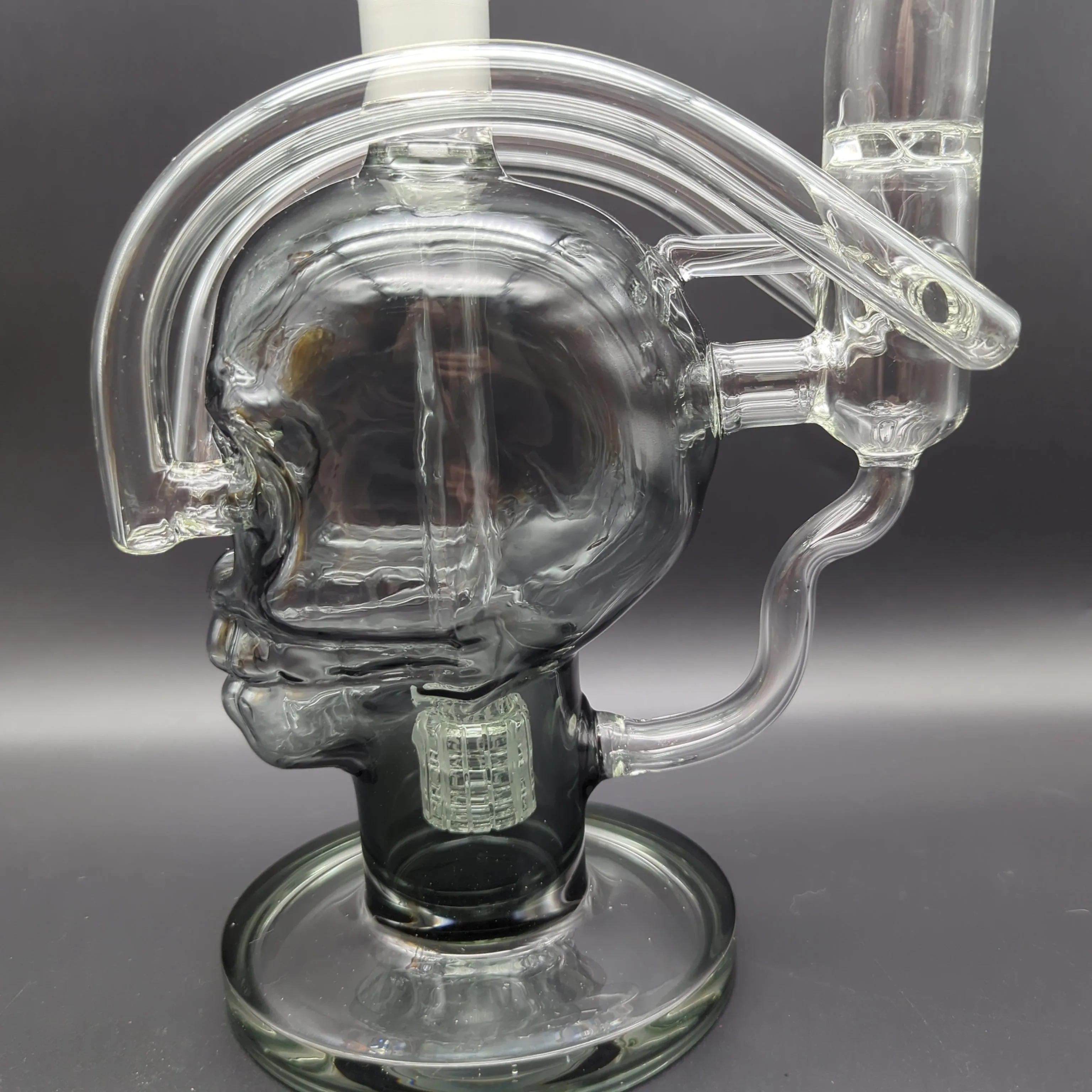 13 Skull Recycler Bong w/ Matrix Perc