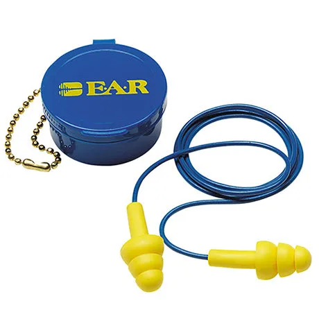 3M 340-4002 Reusable Ultrafit Corded Ear Plug w/Case 25dB