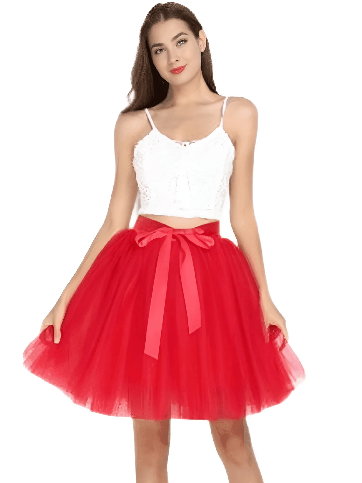 7 Layer High Waist Tutu Tulle Skirts For Women - In 22 Colors!