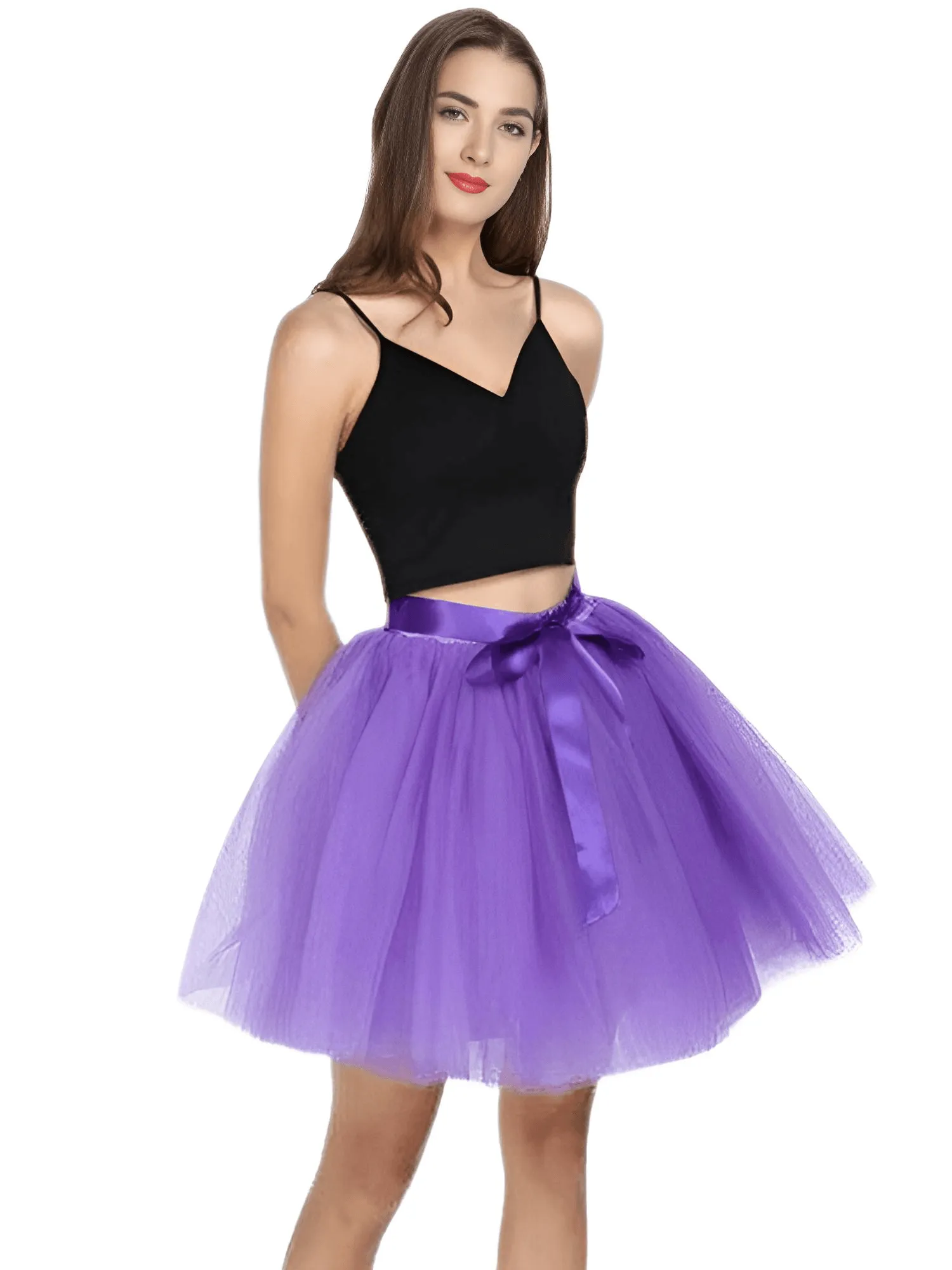 7 Layer High Waist Tutu Tulle Skirts For Women - In 22 Colors!