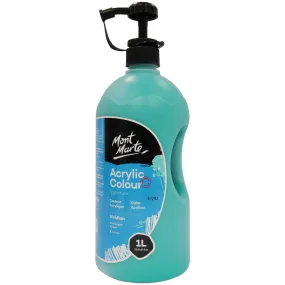 Acrylic Colour Signature 1L (33.8 US fl.oz) Bottle - Viridian