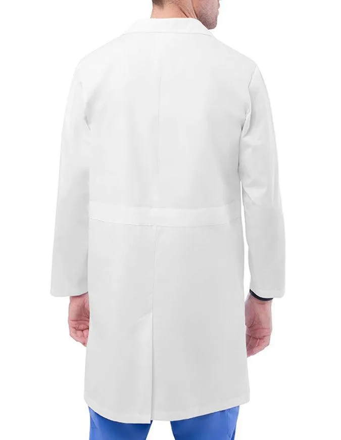 Adar 40 Inch Unisex Midriff Back White Laboratory Coat