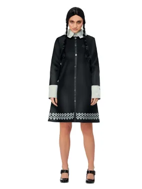 Addams Family Wednesday Costume, Womens