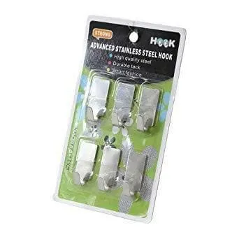 Advanced Stainless-Steel Strong Hook (12 pcs)