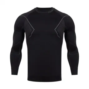 Alpinus Mens Active Base Layer Thermoactive T-Shirt - Black/Gray