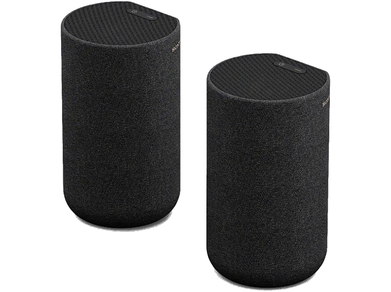 Altavoz estéreo - Sony SA-RS5, Pack 2 altavoces traseros inalámbricos para barras de sonido serie HT-A, 180 W, Negro