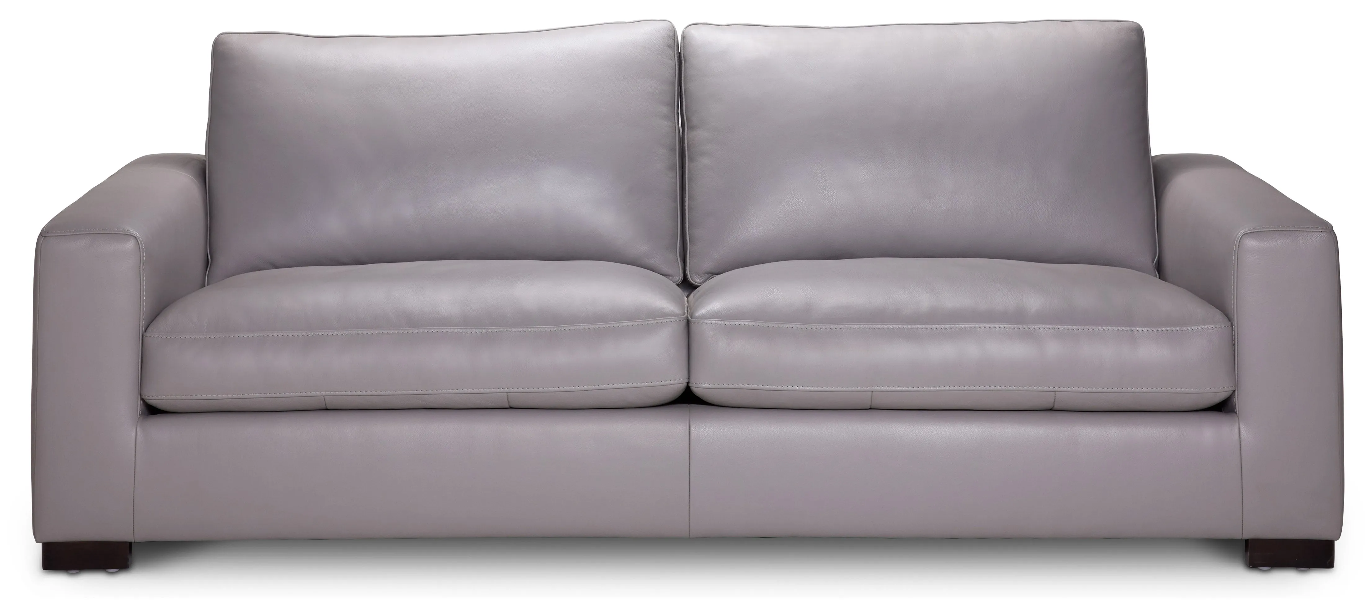 Anderson Leather Sofa - Ash