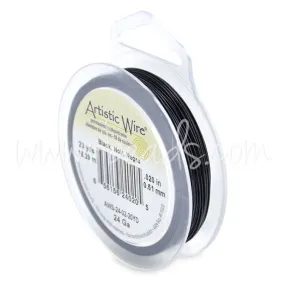 Artistic wire 24 gauge black,18.2m (1)