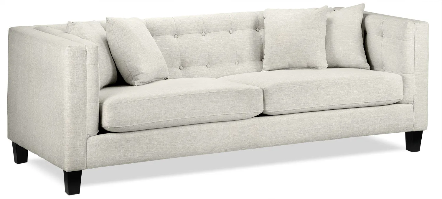 Astin Sofa and Loveseat Set - Wheat