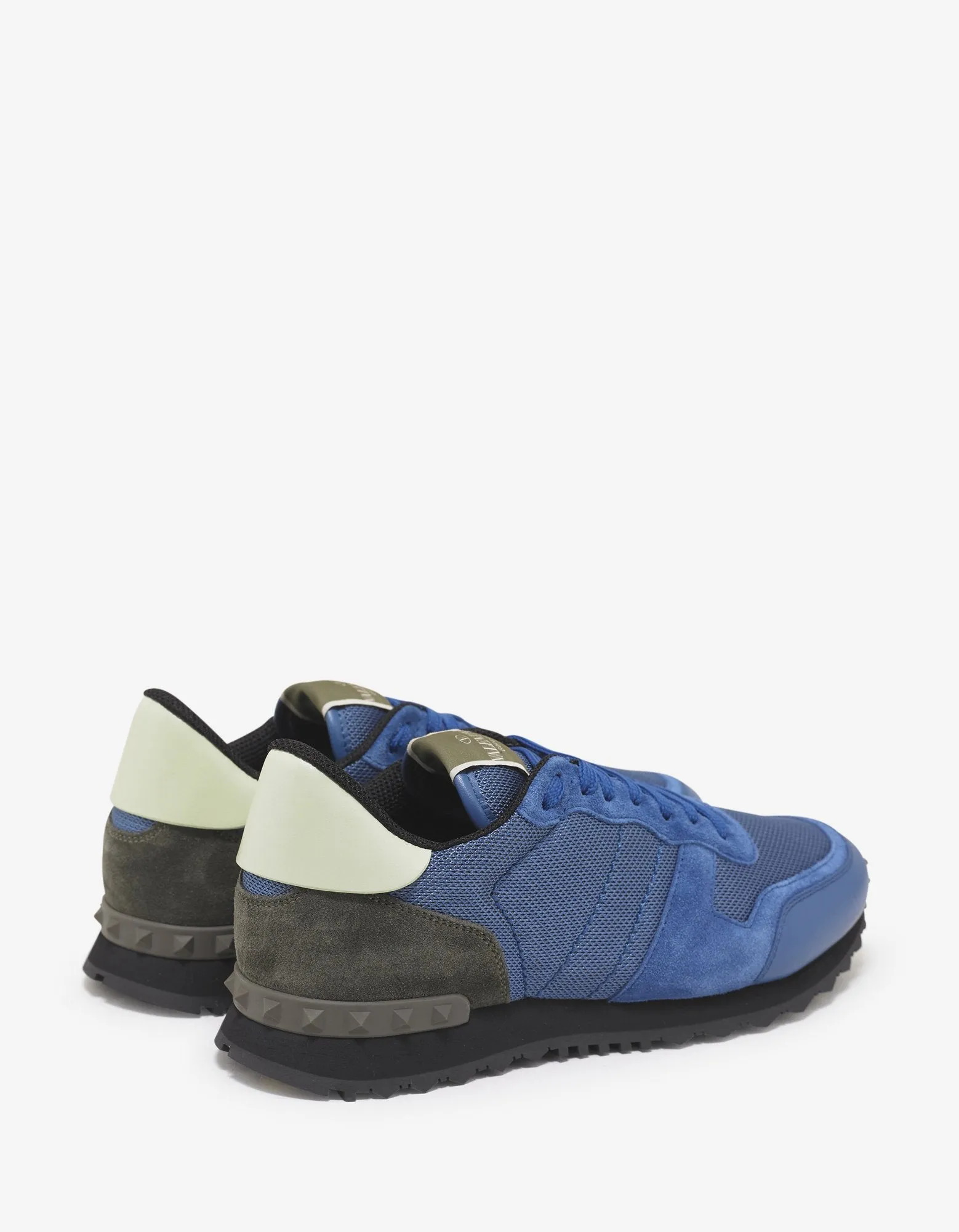 Azure Blue Nylon Mesh Rockrunner Trainers -