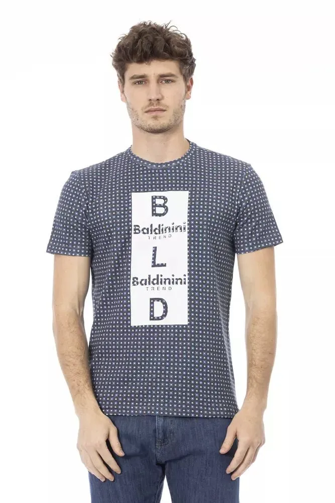 Baldinini Trend Gray Cotton Men T-Shirt