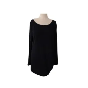 Banana Republic Black Ruche Long Top | Brand New |