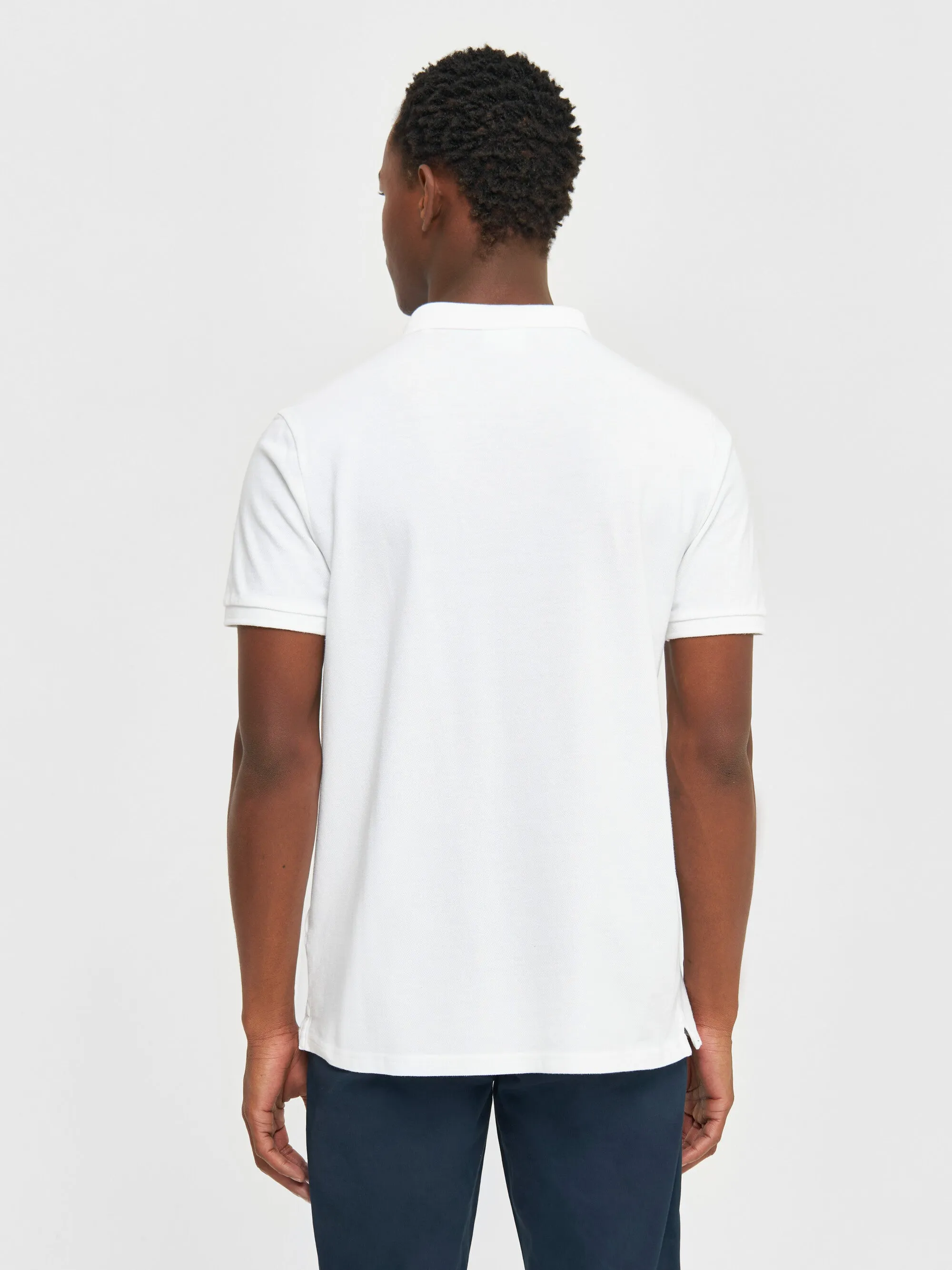 Basic badge polo - Bright White