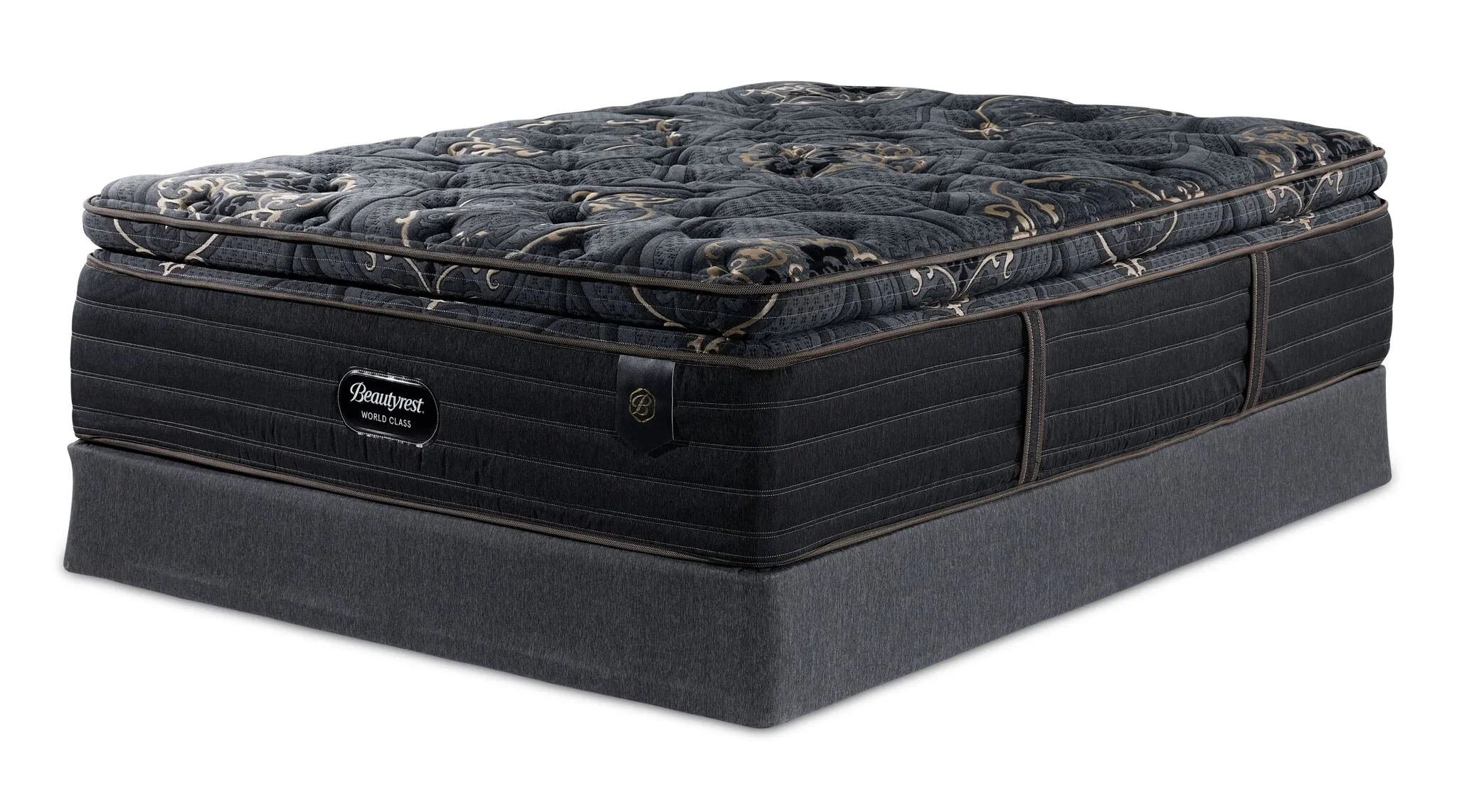 Beautyrest World Class Empress Luxury Firm Twin Mattress and Boxspring Set