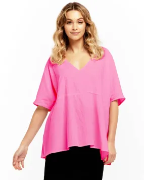 Betty Basics Santiago Blouse French Rose