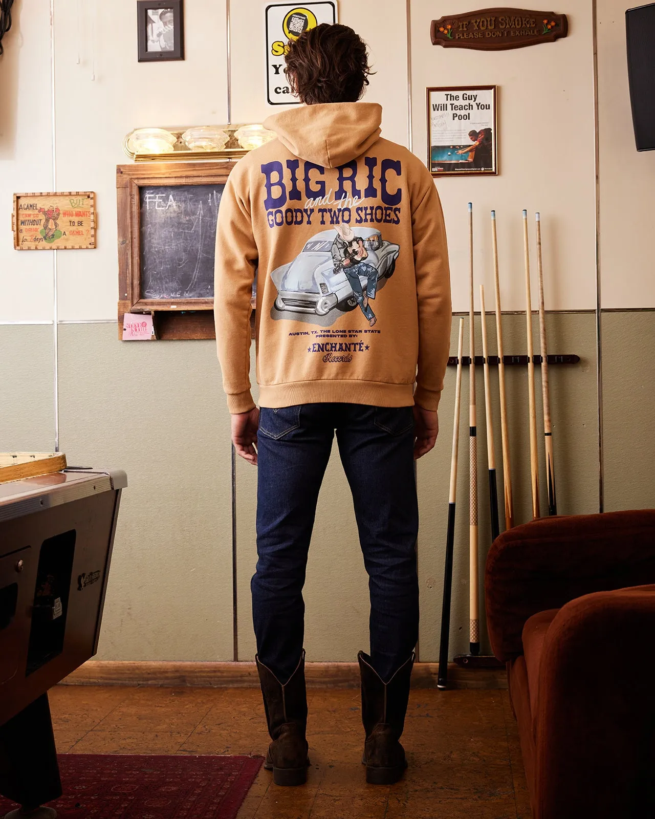 Big Ric & the Goody Two Shoes Hoodie | Tan