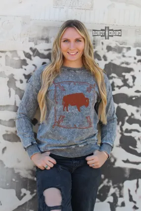 Blazing Buffalo Sweater