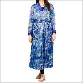 Blue Printed Night Gown