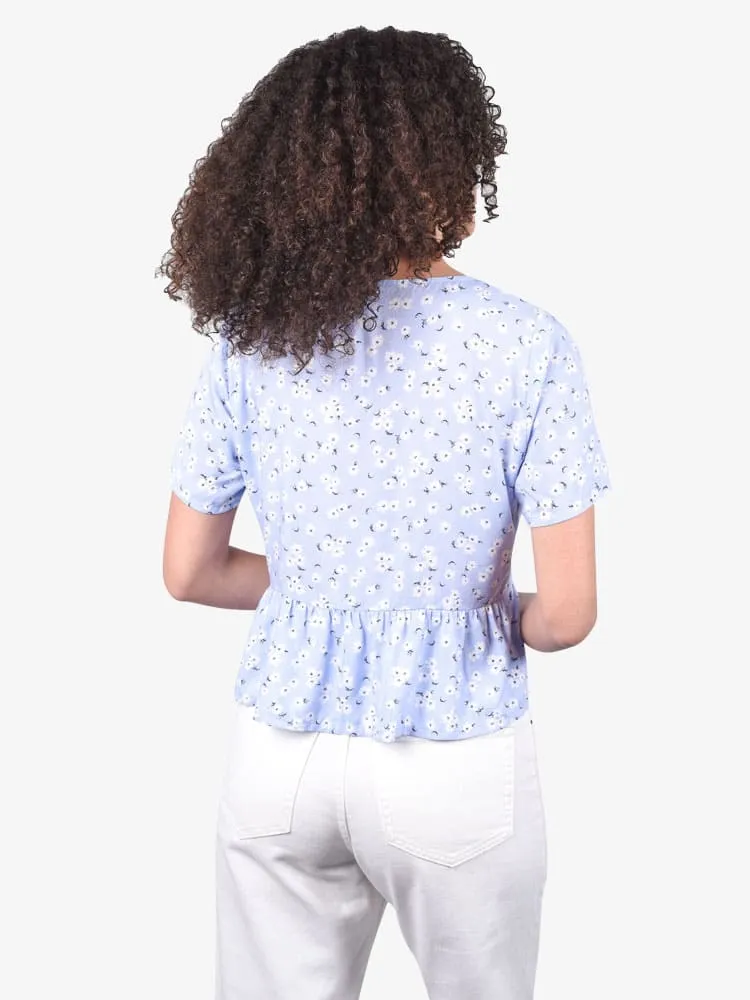 Blusa para Mujer DVK MANGA CORTA BLANCA CLS