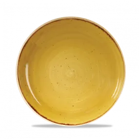 Churchill Coupe Pasta Bowl - Mustard Seed Yellow