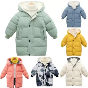 Cozy Kids' Puffer Coat with Hood