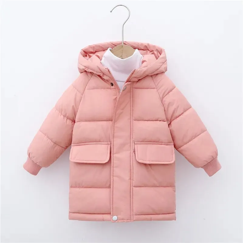 Cozy Kids' Puffer Coat with Hood