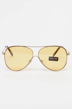 CRD SUNGLASS IN CLEAR YELLOW