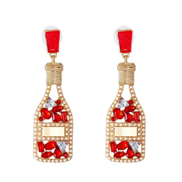 Debbie Red Earrings