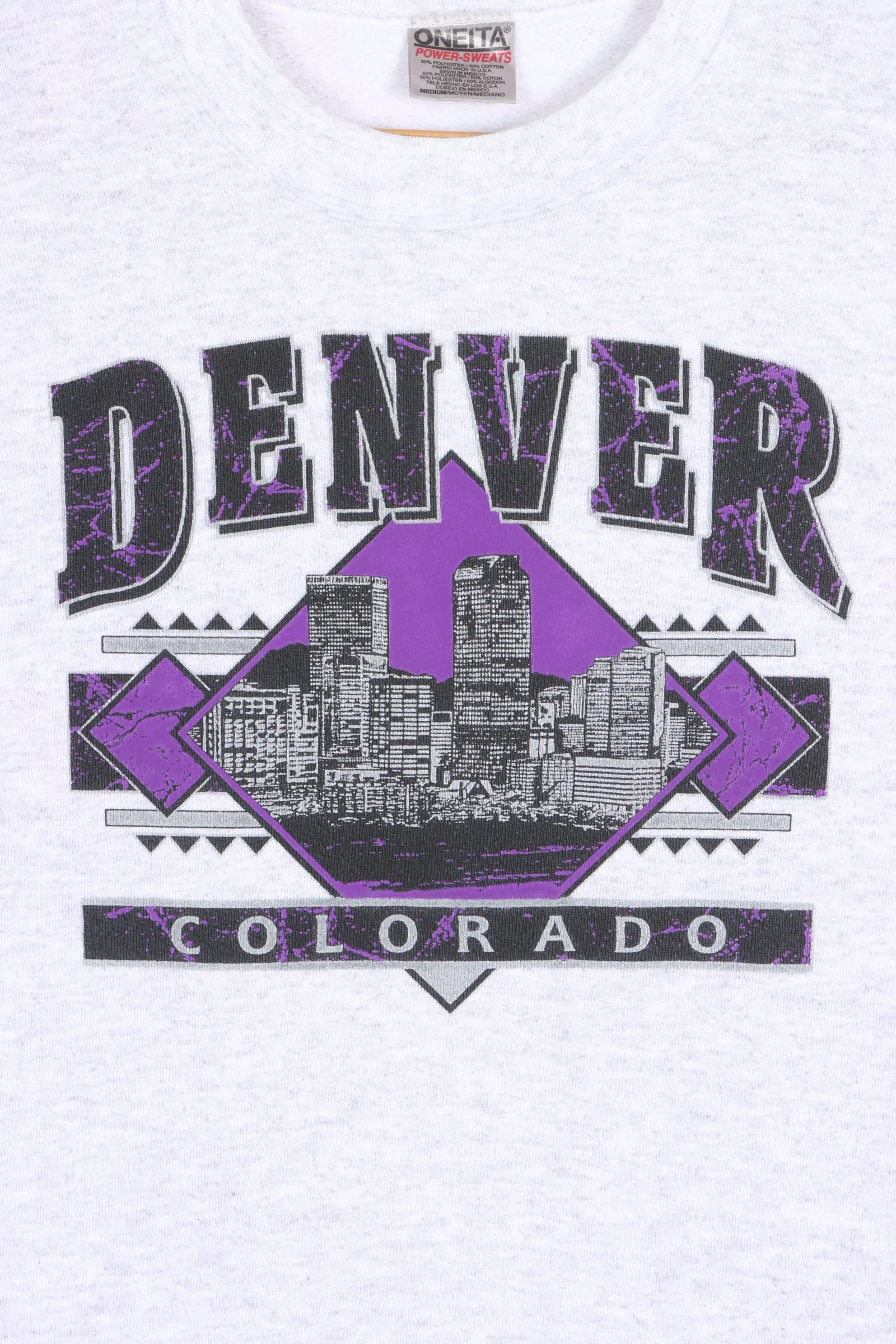 Denver Colorado Retro Crewneck Sweatshirt (S-M)