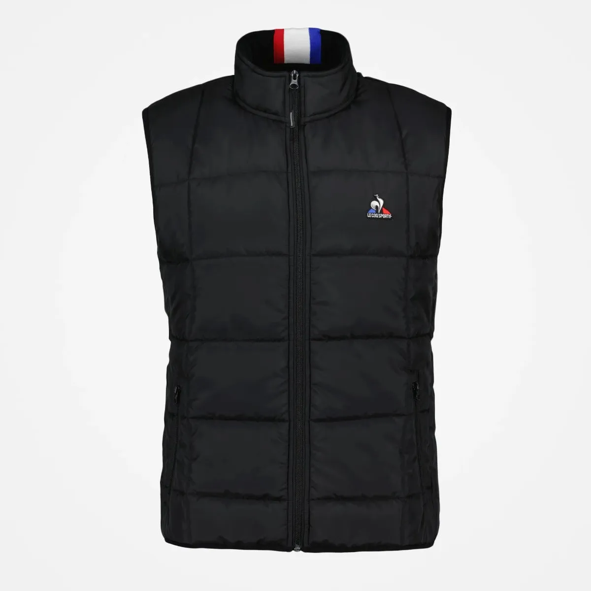 Doudoune sans manches Le Coq Sportif Tricolore - Noir