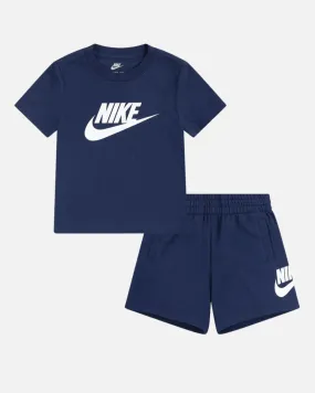 Ensemble T-shirt/Short Nike Enfant - Bleu