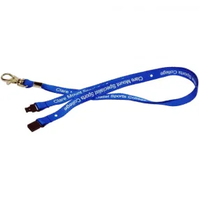 Flat Weave Nylon Lanyard