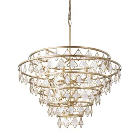 Fleur 386C10FG 10-Light Chandelier - French Gold