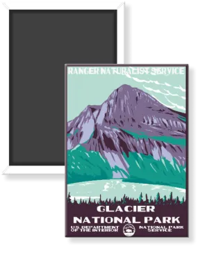 Glacier National Park WPA Magnet