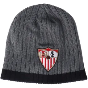 Gorro de lana gris