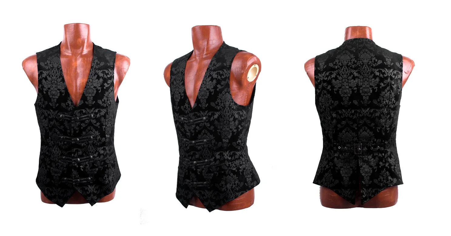 Gothic Man Vest Wasitcoat