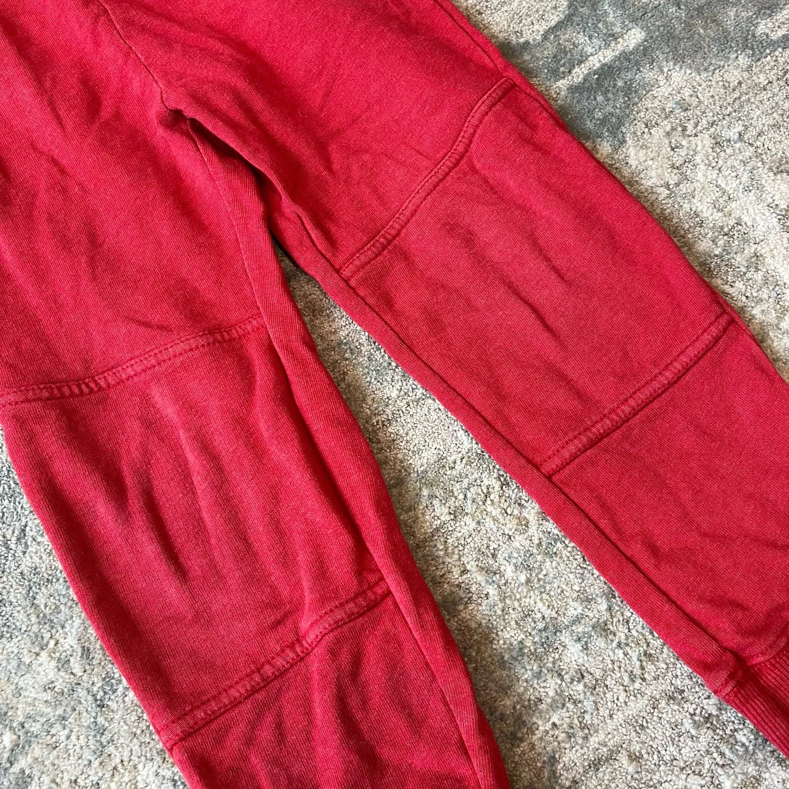 Hanna Andersson Double Knee Slim Sweatpants Red 110 cm 5T