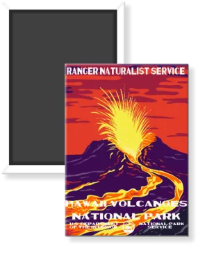 Hawaii Volcanoes National Park WPA Magnet