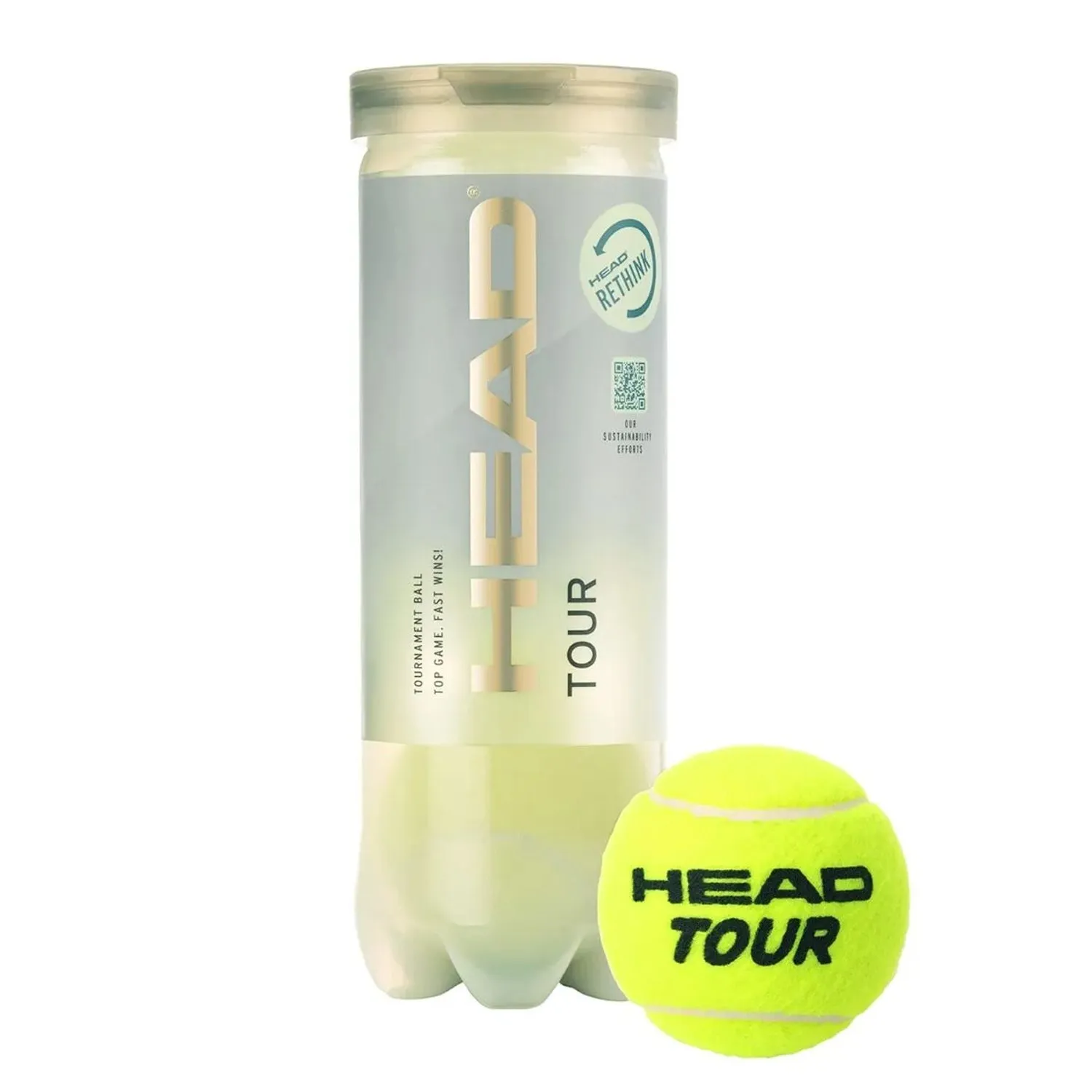 Head Tour Tennis Balls Can (1 Can)