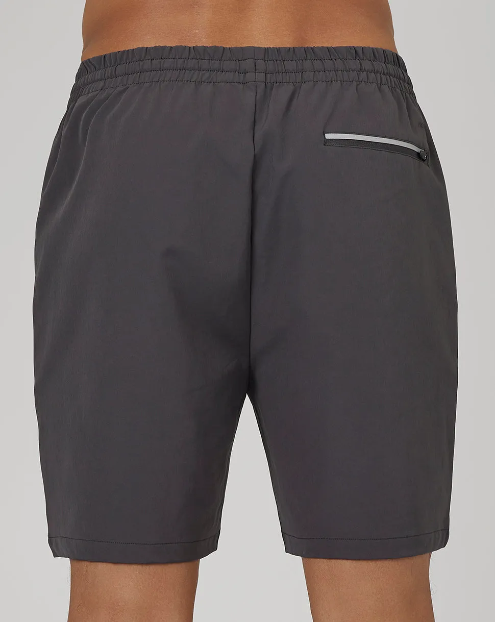 Heren Flex Geweven Cargo Shorts - Gunmetal