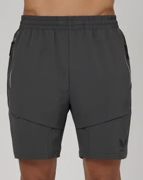 Heren Flex Geweven Cargo Shorts - Gunmetal