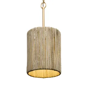 Jacob's Ladder 391M01FG 1-Light Mini Pendant - French Gold