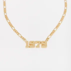 Les Années Necklace in Gold