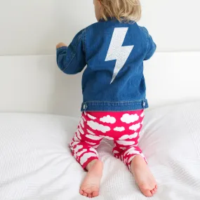 Lightning bolt Organic Childs Denim Jacket