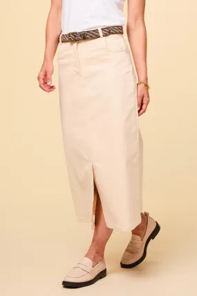 Mallory Corduroy Skirt | Cream