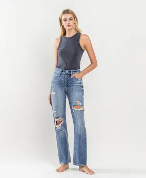 Mase - Super High Rise Slim Straight Jeans