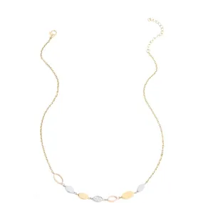 Metal Noncommittal Tricolor Necklace by Made for Freedom