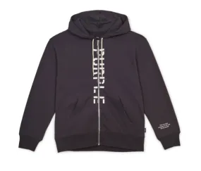 PURPLE BRAND - FRENCH TERRY STENCIL LOGO ZIP HOODIE