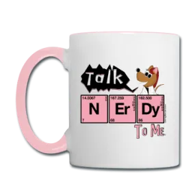 "Talk NErDy to Me" (Flirty the Rat) - Mug