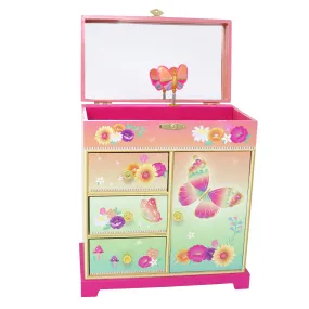 Rainbow Butterfly Large Music Box